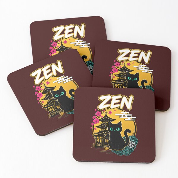 Item preview, Zen Black Cat designed and sold by hyunyoung17.