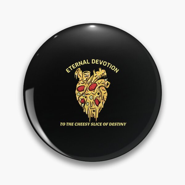 Item preview, Eternal Devotion To The Cheesy Slice Of Destiny - Pizza Heart designed and sold by chatzous.