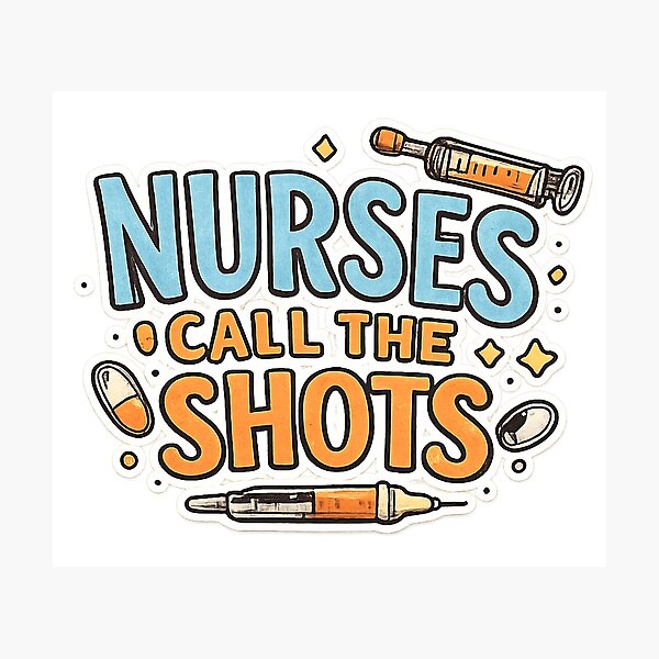 Item preview, Nurses Call the Shots  designed and sold by aissadjoudi.