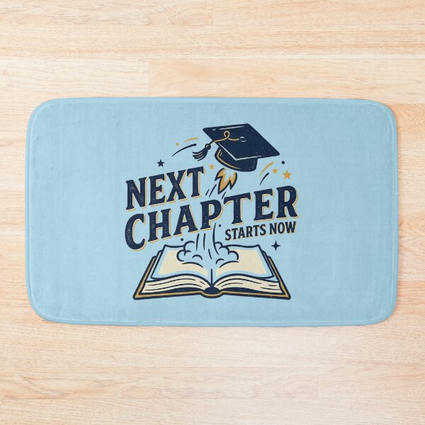 Item preview, Next Chapter Starts Now Graduate Open Book Rocket Cap Aesthetic designed and sold by mood-draftsman.