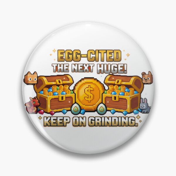 Item preview, Pixel Art Grinding Gamer Gift | ⭐⭐⭐⭐⭐ Best Seller designed and sold by flaviadesigner.