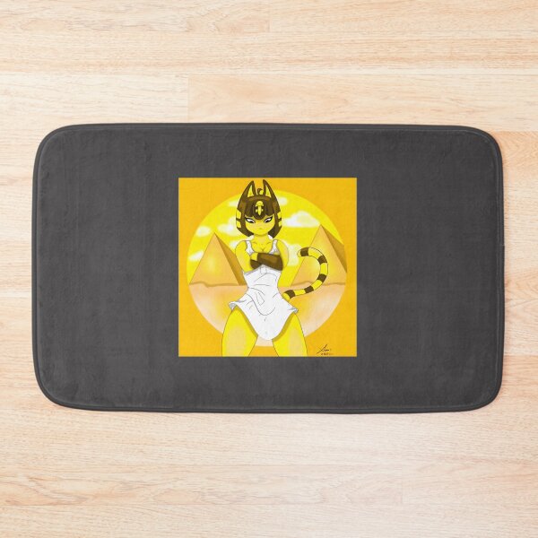 Item preview, Egyptian Yellow Cat Hieroglyph Art | Best Buy designed and sold by flaviadesigner.