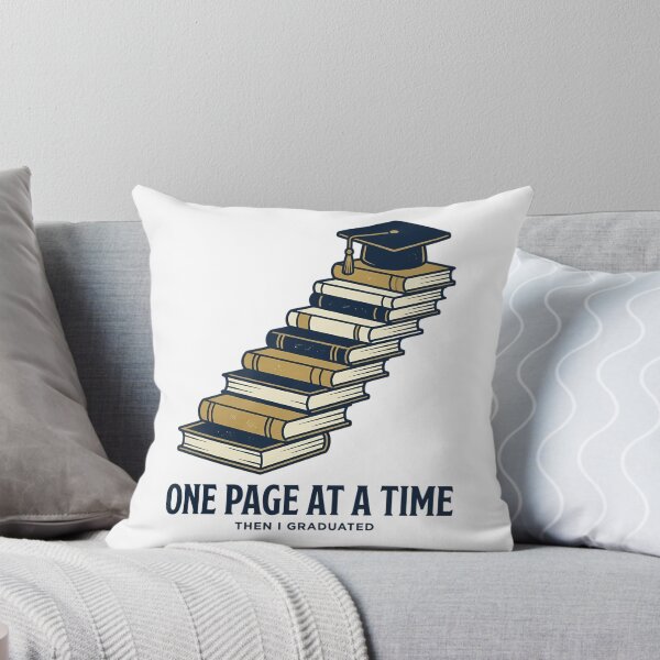 Item preview, One Page At A Time Book Staircase Graduate Cap Aesthetic designed and sold by mood-draftsman.