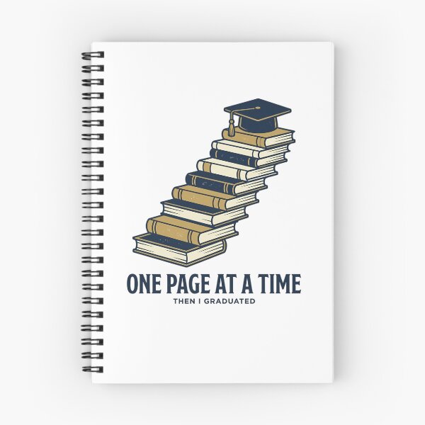 Item preview, One Page At A Time Book Staircase Graduate Cap Aesthetic designed and sold by mood-draftsman.