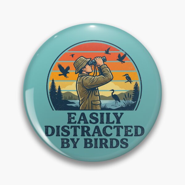Item preview, Easily Distracted By Birds Watcher designed and sold by MarCinu Art.
