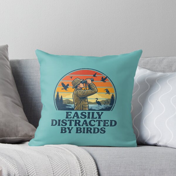 Item preview, Easily Distracted By Birds Watcher designed and sold by MarCinu Art.