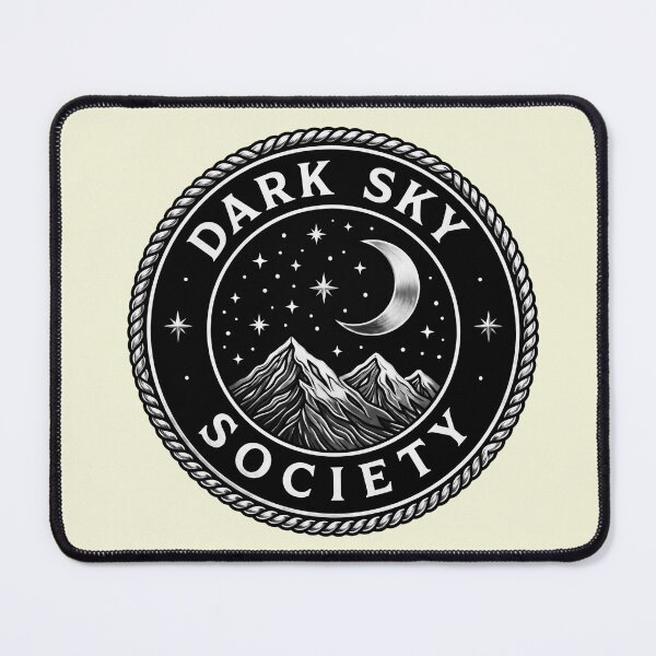 Item preview, Dark Sky Society Mountain Logo designed and sold by MarCinu Art.