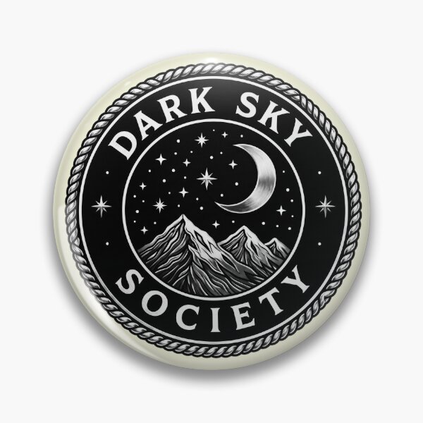 Item preview, Dark Sky Society Mountain Logo designed and sold by MarCinu Art.