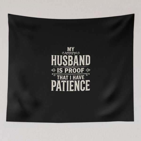 Item preview, Marriage Humor My Husband Is Proof That I Have Patience designed and sold by dudelinart.