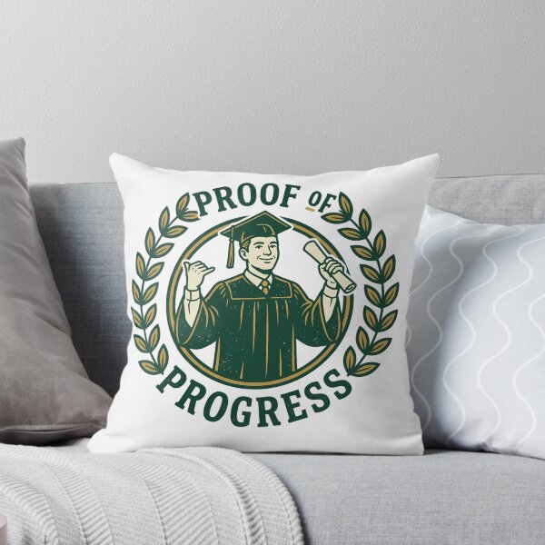 Item preview, Proof Of Progress Graduate Diploma Laurel Wreath Shaka Aesthetic designed and sold by mood-draftsman.