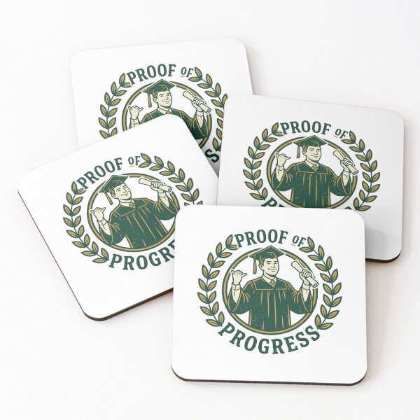 Item preview, Proof Of Progress Graduate Diploma Laurel Wreath Shaka Aesthetic designed and sold by mood-draftsman.