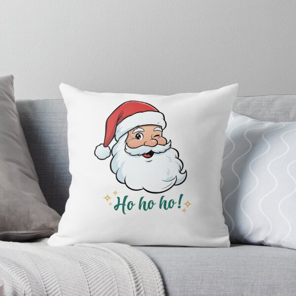 Aperçu de l'œuvre Conception de vacances de Noël mignon avec un clin de œil du père Noël Ho Ho Ho créée et vendue par serotonin75114.