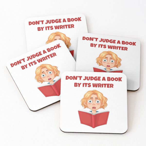Item preview, Don’t Judge a Book by Its Writer – Funny Reading & Book Lover Quote designed and sold by WordPlayStudio.