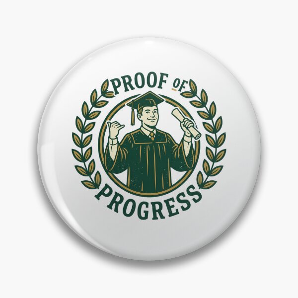 Item preview, Proof Of Progress Graduate Diploma Laurel Wreath Shaka Aesthetic designed and sold by mood-draftsman.