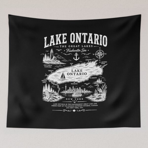 Item preview, Lake Ontario Shirt designed and sold by howsamluca.