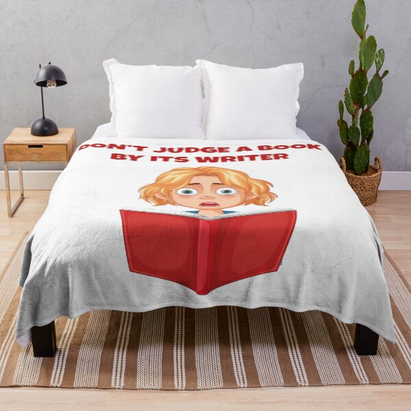 Item preview, Don’t Judge a Book by Its Writer – Funny Reading & Book Lover Quote designed and sold by WordPlayStudio.