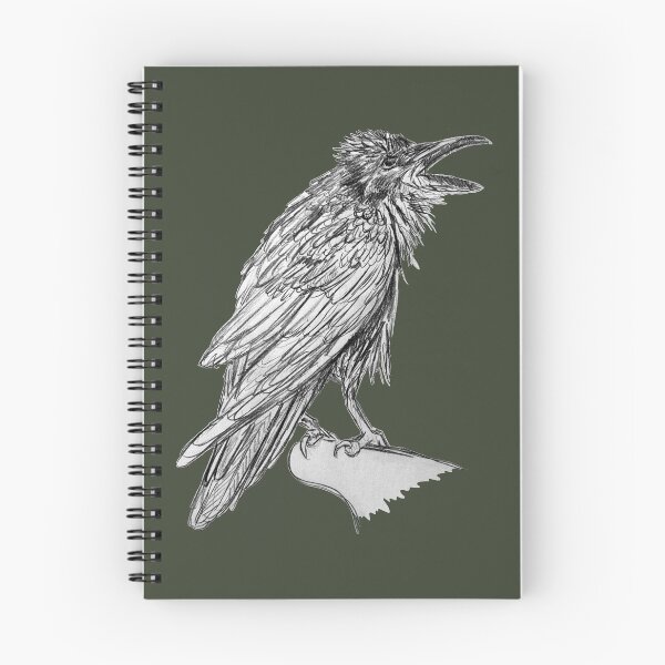 Item preview, Screaming Raven Halloween Art designed and sold by JustArtSoulUK.