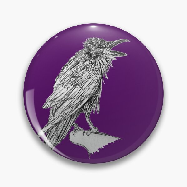 Item preview, Screaming Raven Halloween Art designed and sold by JustArtSoulUK.