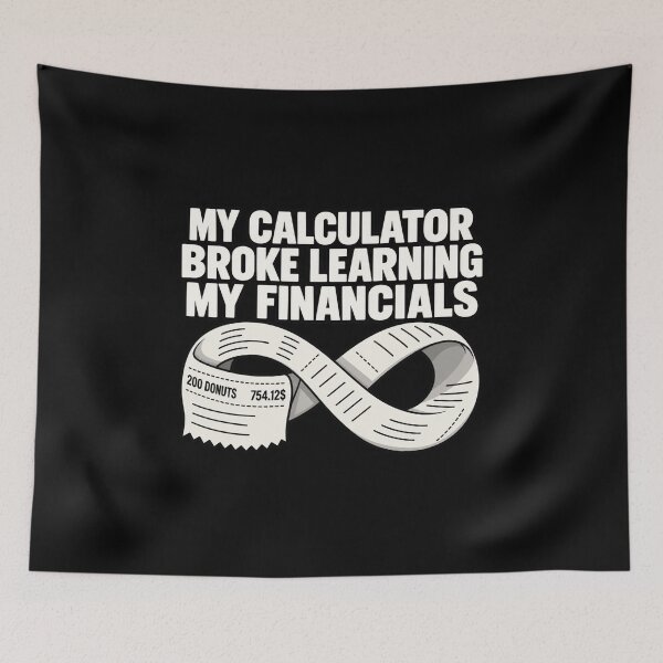 Item preview, My calculator broke learning my financials designed and sold by vecart34.