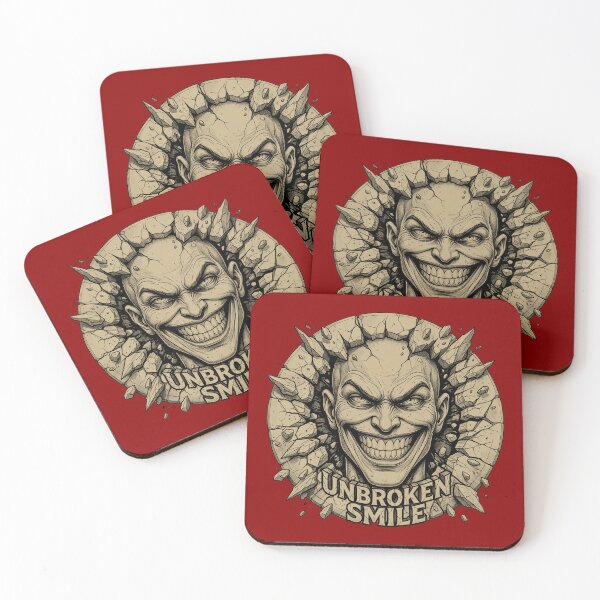 Item preview, Unbroken Smile Creepy Bald Head designed and sold by MarCinu Art.
