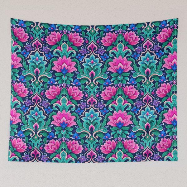 Item preview,  Vibrant Lotus Floral Ornamental Patter designed and sold by Kaistudio1111.