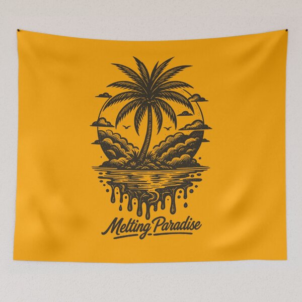 Item preview, Melting Paradise Tropical Island designed and sold by MarCinu Art.