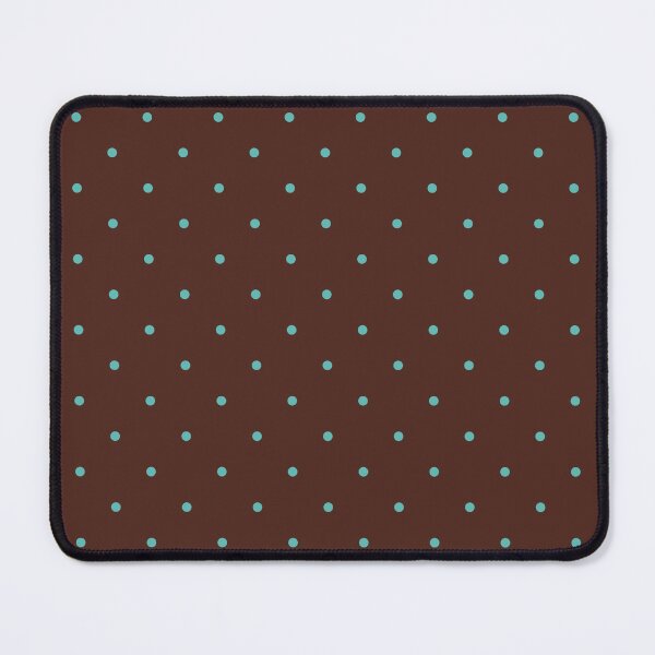 Item preview, Brown and Light Teal Tiny Polka Dot Pattern Cute Aesthetic designed and sold by ElGhazal-Art.