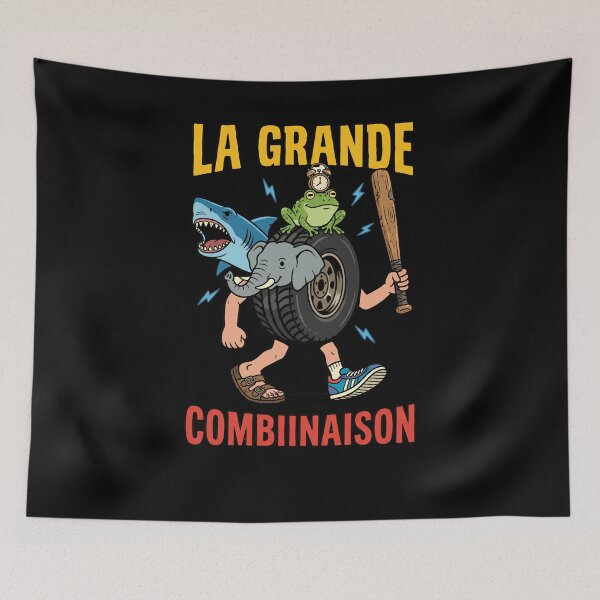 Item preview, La Grande Combinaison French Phrase Combination Concept Unique Idea designed and sold by w66aboo.