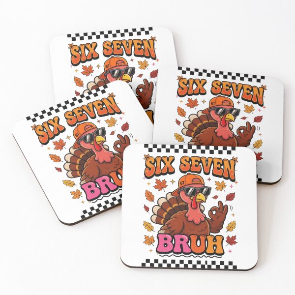 Artikelvorschau, Six Seven Bruh Cool Thanksgiving Turkey Sunglasses entworfen und verkauft von CF_VintageDesign.
