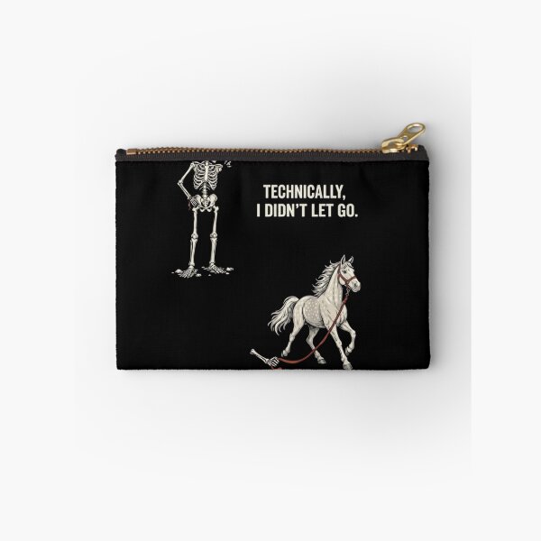Item preview, Technically I Didnt Let Go Funny Horse Riding Equestrian Skeleton designed and sold by haitrieuic96.