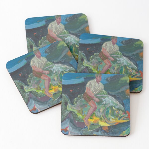 Item preview, Man Riding a Giant Fish designed and sold by that summer of ours.