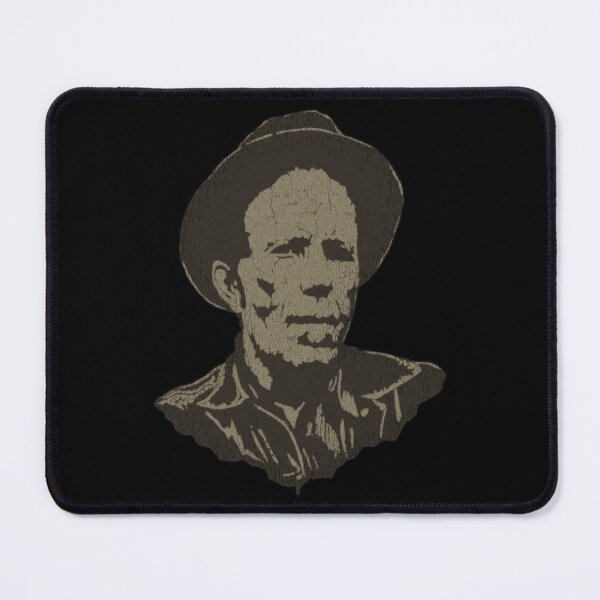 Item preview, Tom Waits Gritty Blues Noir Sepia Distressed Halftone Portrait designed and sold by surmind.