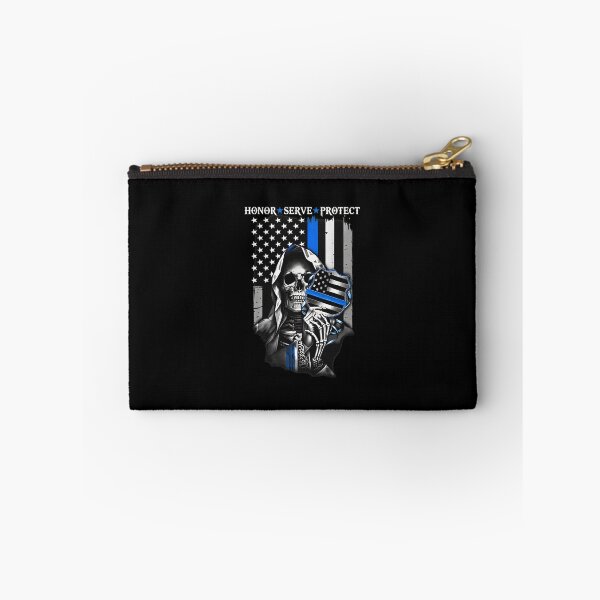 Item preview, Grim Reaper Honor Serve Protect Flag Design designed and sold by cottewna.