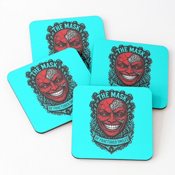 Item preview, Fractured Smiles Demon Mask designed and sold by MarCinu Art.