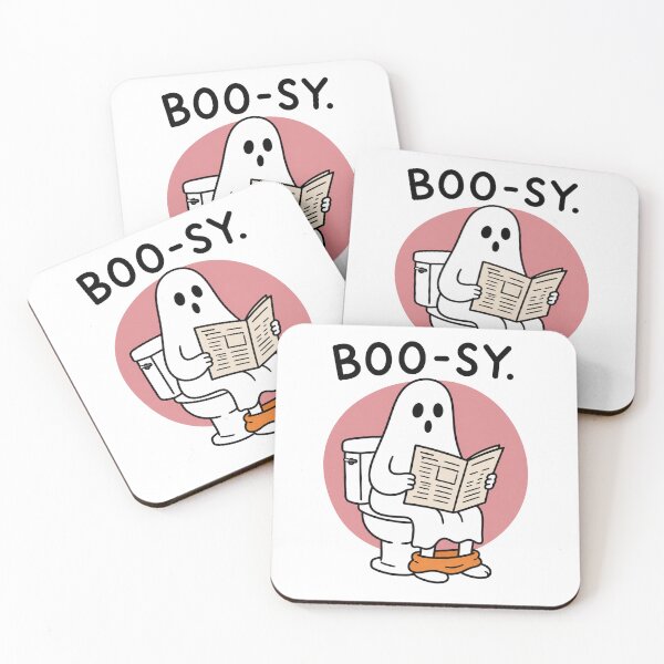 Item preview, Funny Ghost BOO-SY Halloween Bathroom designed and sold by MonkiFlipp.