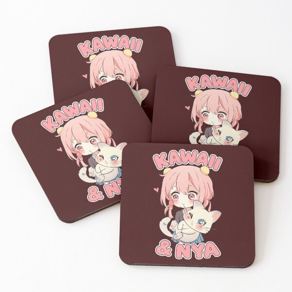 Item preview, Kawaii Girl and Nya Cat designed and sold by leoreid54.