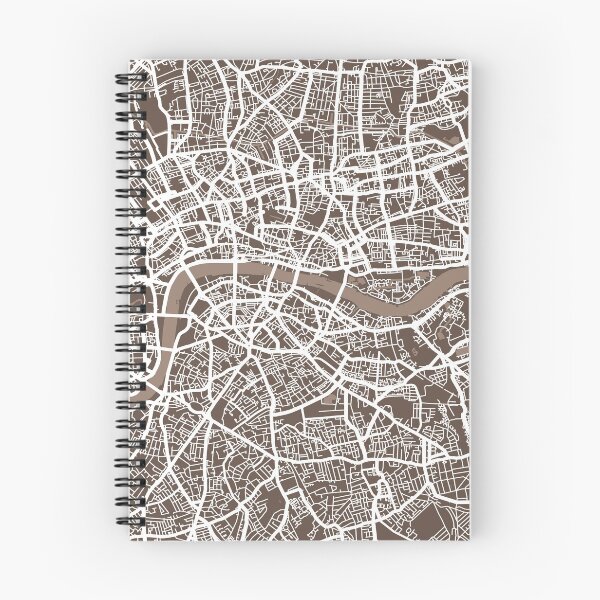 Item preview, London Map Coffee Brown designed and sold by ArtPrints.