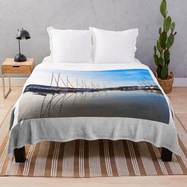 Item preview, Lyme Regis Harbour on a Summer Morning designed and sold by Dorset Girl.