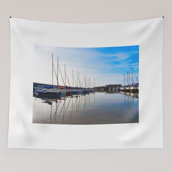 Item preview, Lyme Regis Harbour on a Summer Morning designed and sold by Dorset Girl.