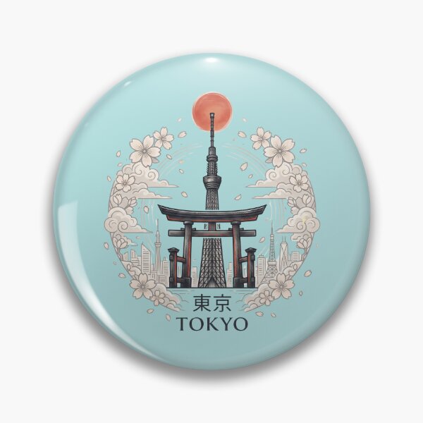 Item preview, Tokyo Torii Gate Sakura Blossom designed and sold by MarCinu Art.