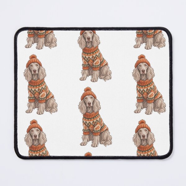 Item preview, Autumn Weimaraner in Sweater – Fall Dog designed and sold by HoldYourPoint.