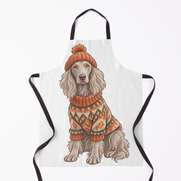 Item preview, Autumn Weimaraner in Sweater – Fall Dog designed and sold by HoldYourPoint.