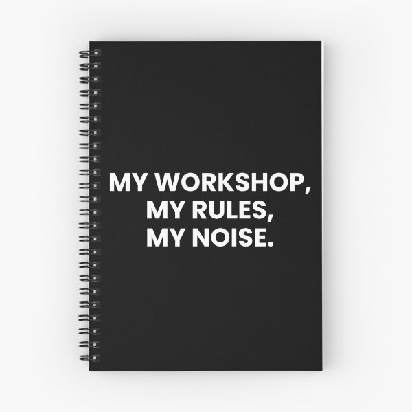 Item preview, My Workshop My Rules My Noise Funny Woodworking Garage t-shirt designed and sold by CarlDesignLab.