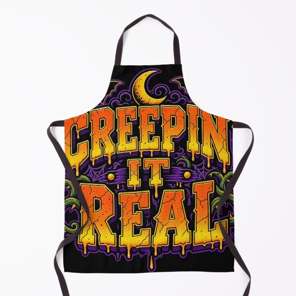 Item preview, Creepin It Real Funny Halloween Horror Typography designed and sold by CurrentPhase.