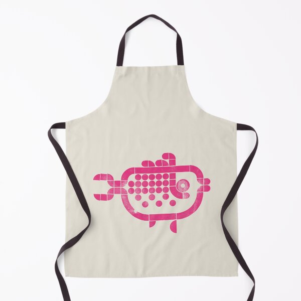 Item preview, Blue current — Fish | Geometric Marine Art - pink designed and sold by POCOmuchoStudio.