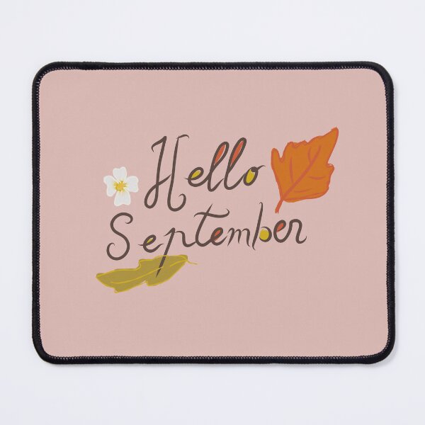 Item preview, Hello September Autumn Floral & Leaves Illustration designed and sold by hopenoli_art.