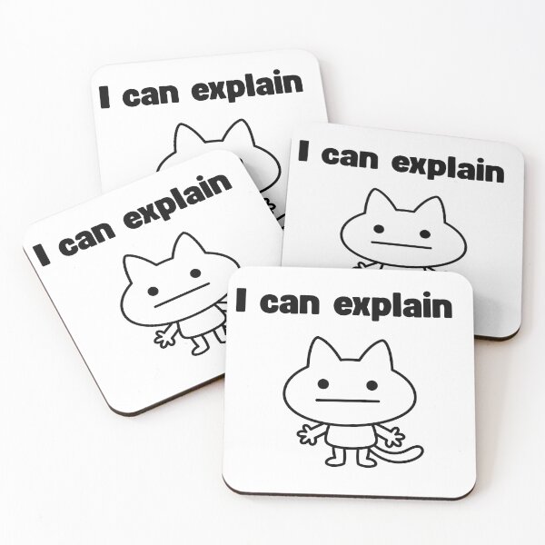 Item preview, cute i can explain cat designed and sold by Rockveil Co..
