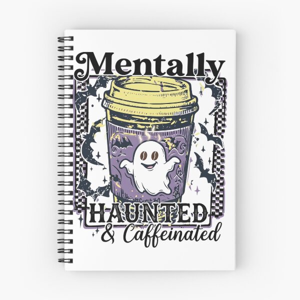 Item preview, Mentally haunted and caffeinated designed and sold by wesdesignshop.