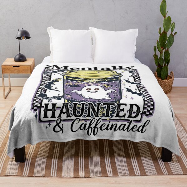 Item preview, Mentally haunted and caffeinated designed and sold by wesdesignshop.
