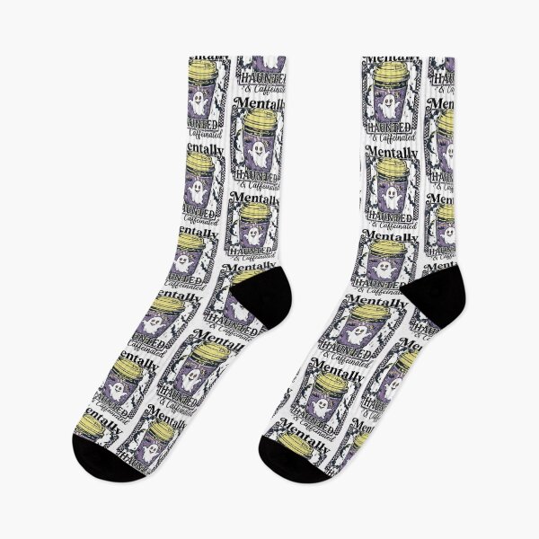 Item preview, Mentally haunted and caffeinated designed and sold by wesdesignshop.